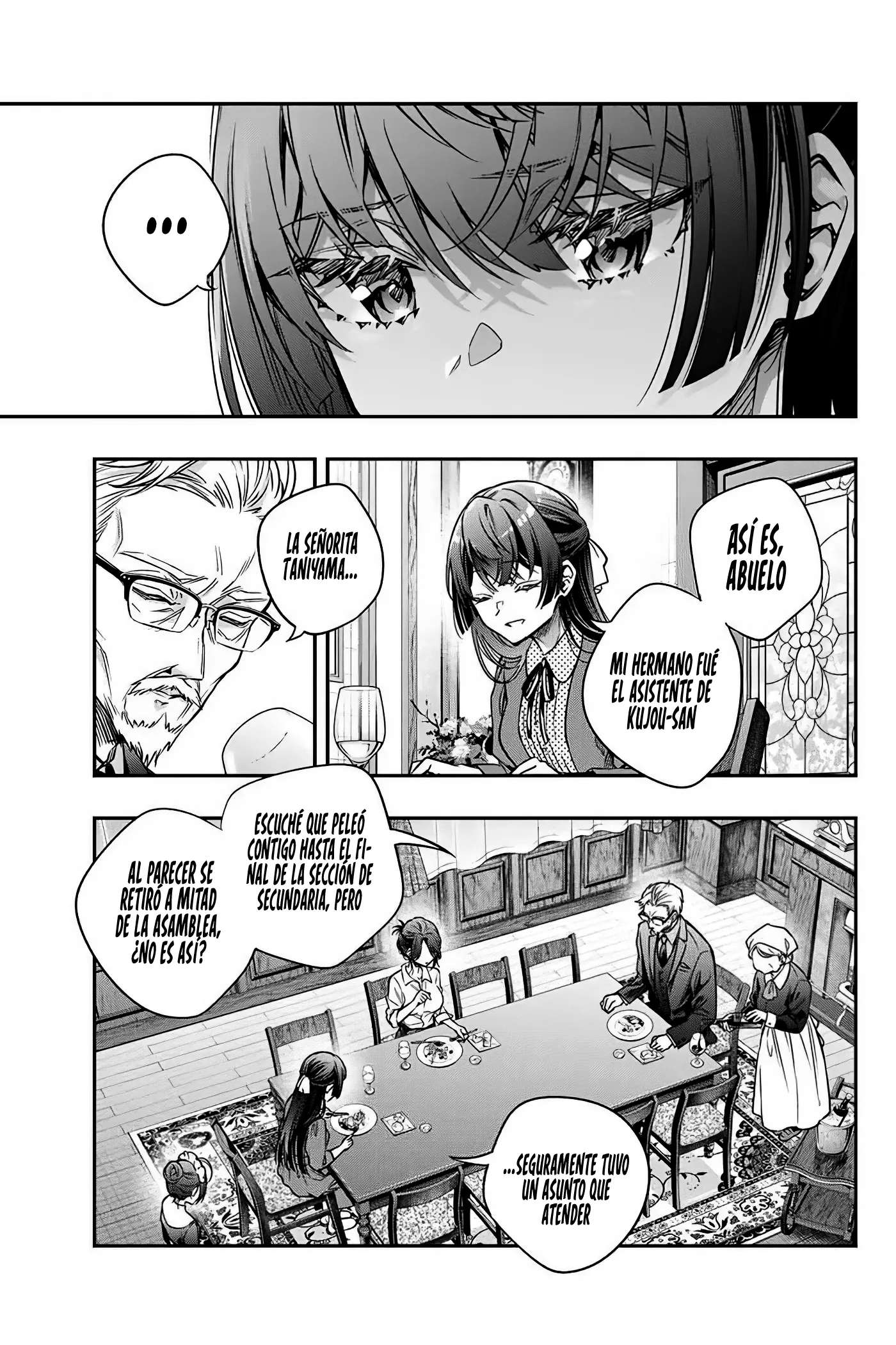 Alya-san, quien se sienta a mi lado, a veces susurra cosas dulces en ruso. Capítulo 67 - página 15