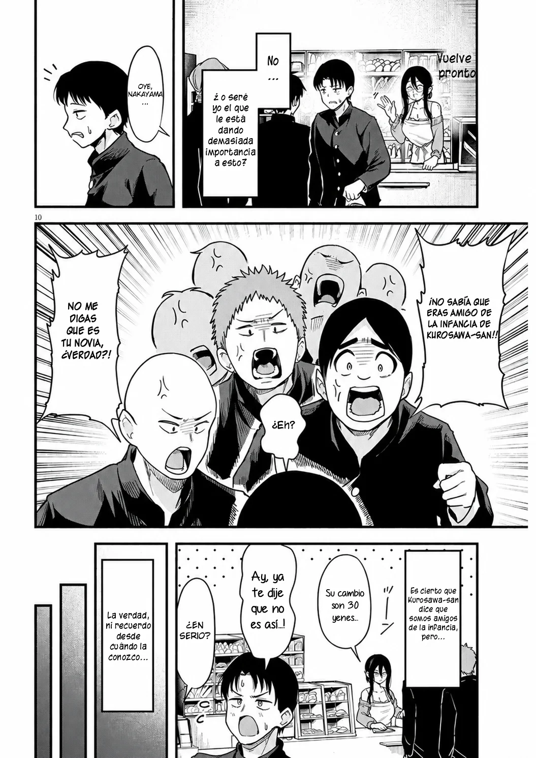 Koubaibu no Kurosawa-san wa Otoko wo Shiranai Capítulo 1 - página 10