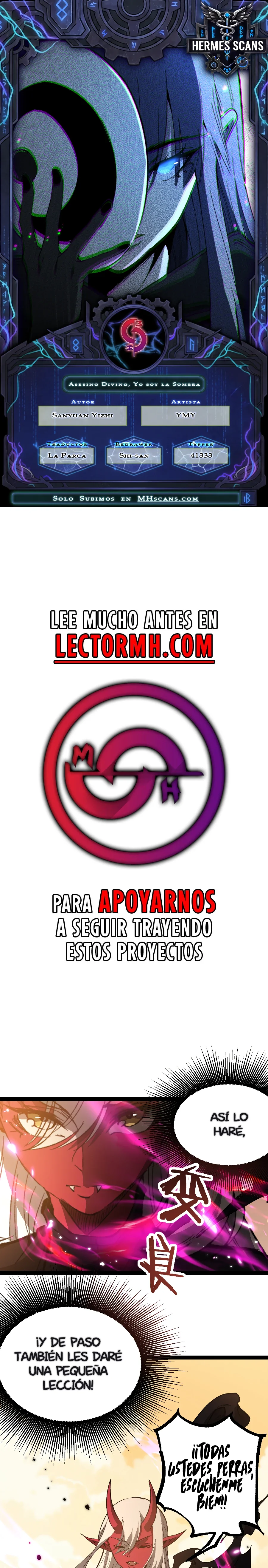Asesino Divino, Yo Soy la Sombra Capítulo 147 - página 1