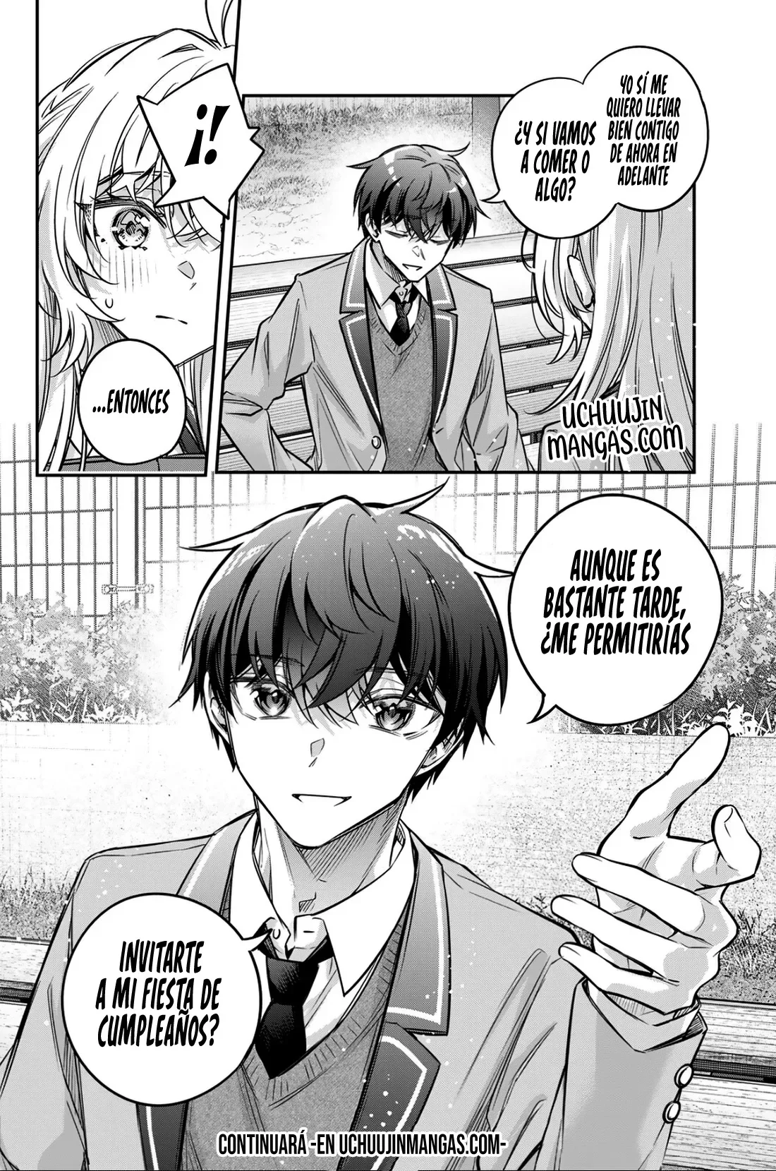 Alya-san, quien se sienta a mi lado, a veces susurra cosas dulces en ruso. Capítulo 84 - página 20