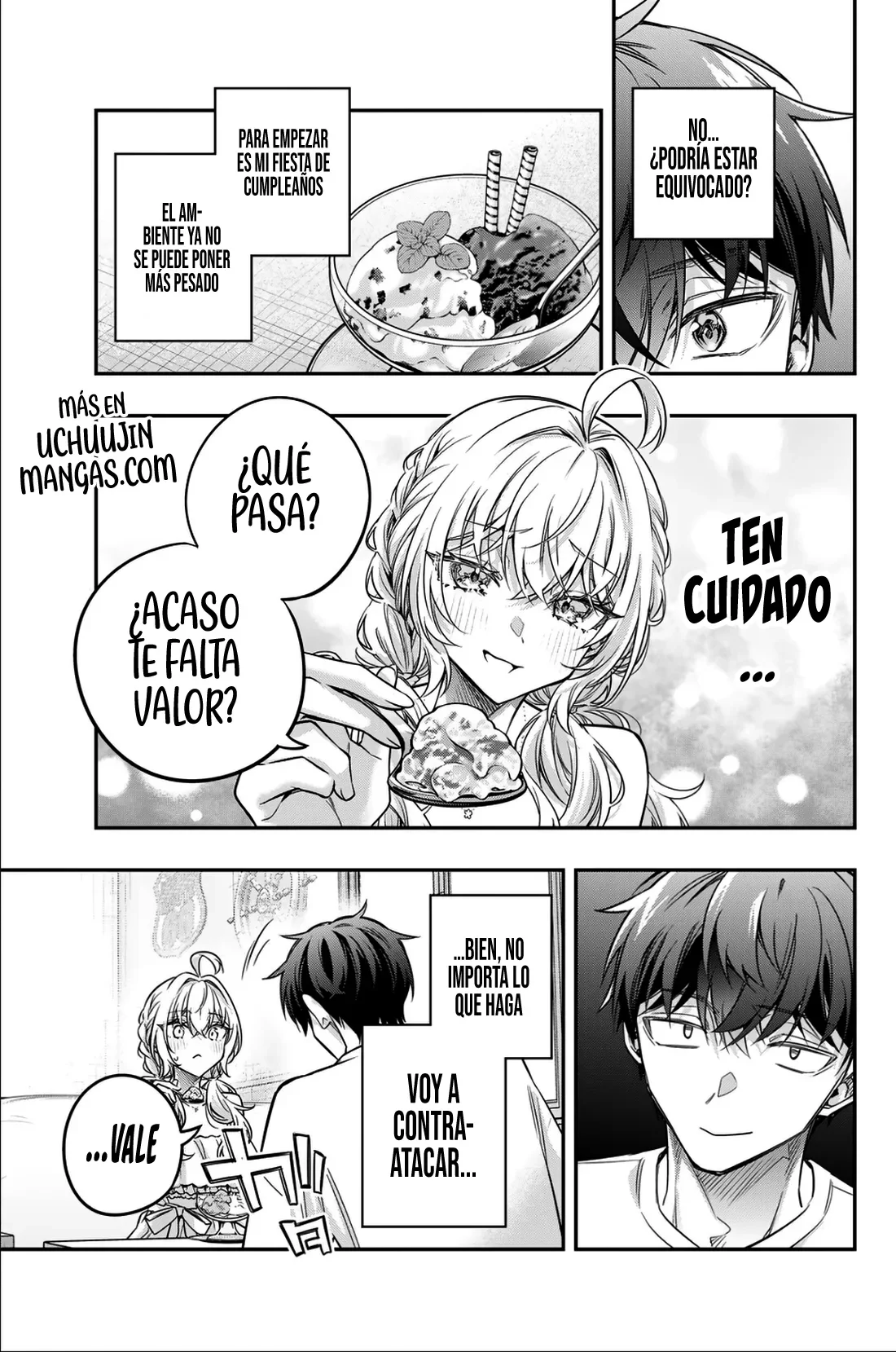 Alya-san, quien se sienta a mi lado, a veces susurra cosas dulces en ruso. Capítulo 90 - página 7
