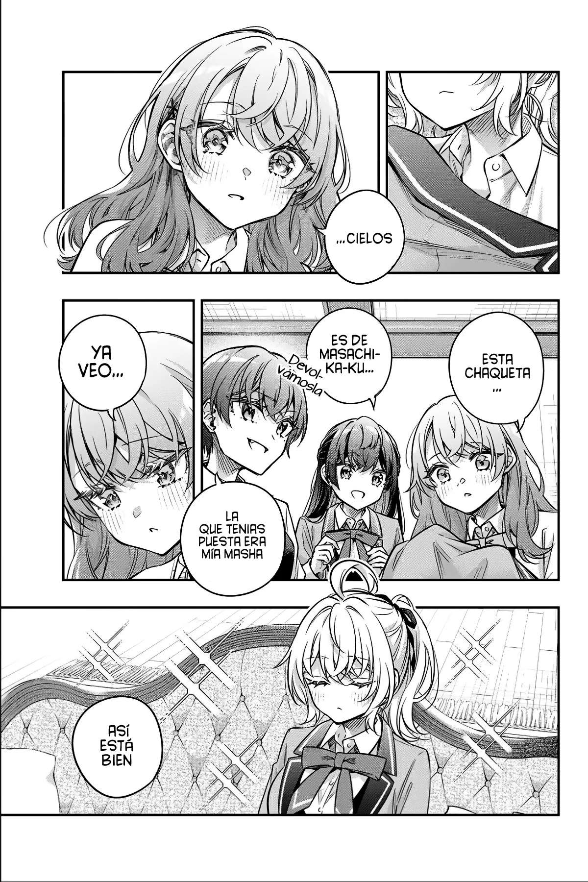 Alya-san, quien se sienta a mi lado, a veces susurra cosas dulces en ruso. Capítulo 79 - página 13