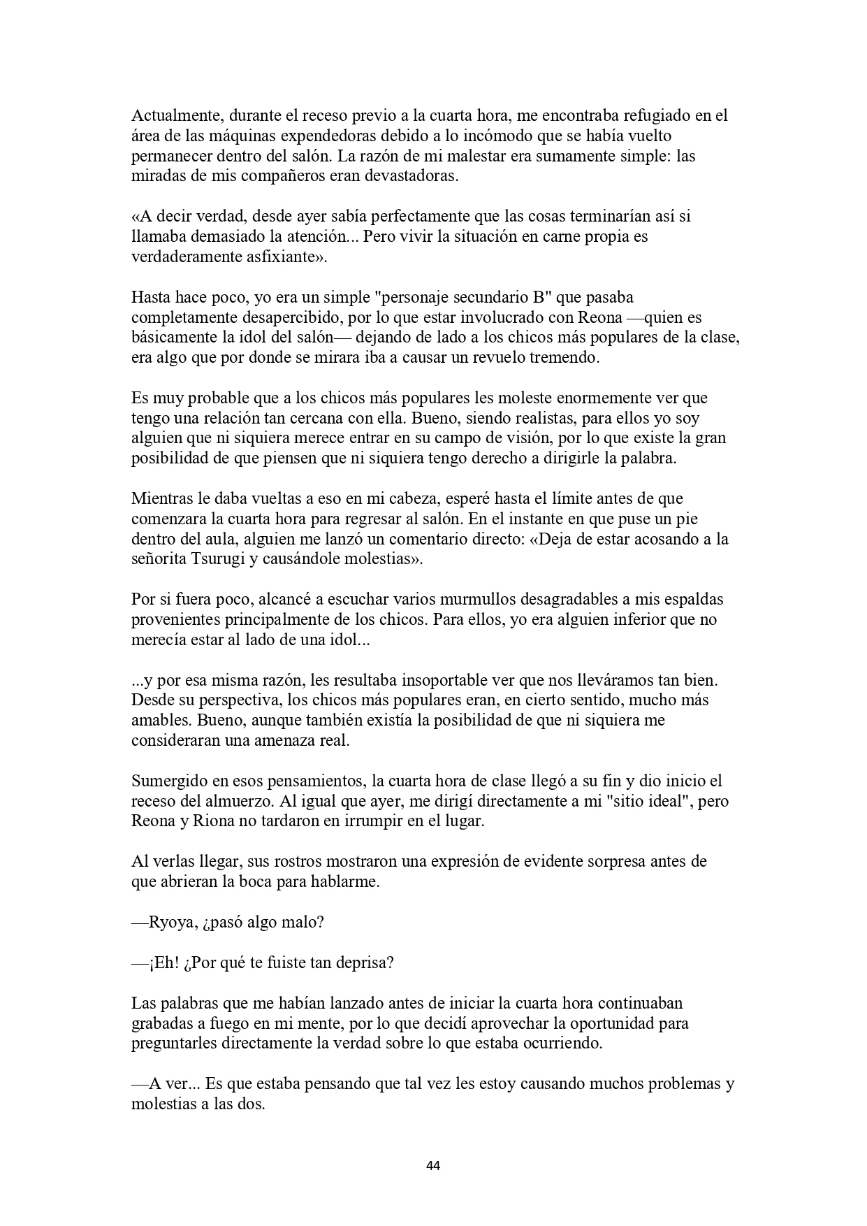 La historia de cómo yo, un tipo común y corriente sin cualidades redentoras, arriesgué mi vida para salvar a dos hermosas hermanas gemelas, y como resultado terminé haciendo que ellas, que en realidad eran yandere, se enamoraran perdidamente de mí Capítulo 2 - página 6