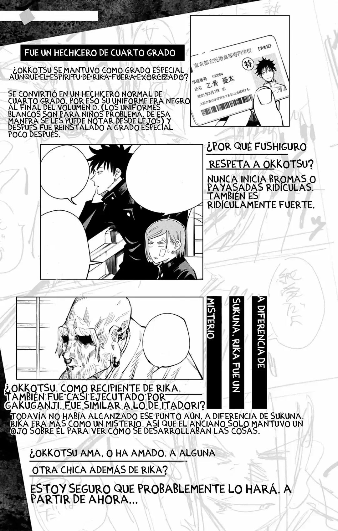 Jujutsu Kaisen: FANBOOK OFICIAL Capítulo 1 - página 20