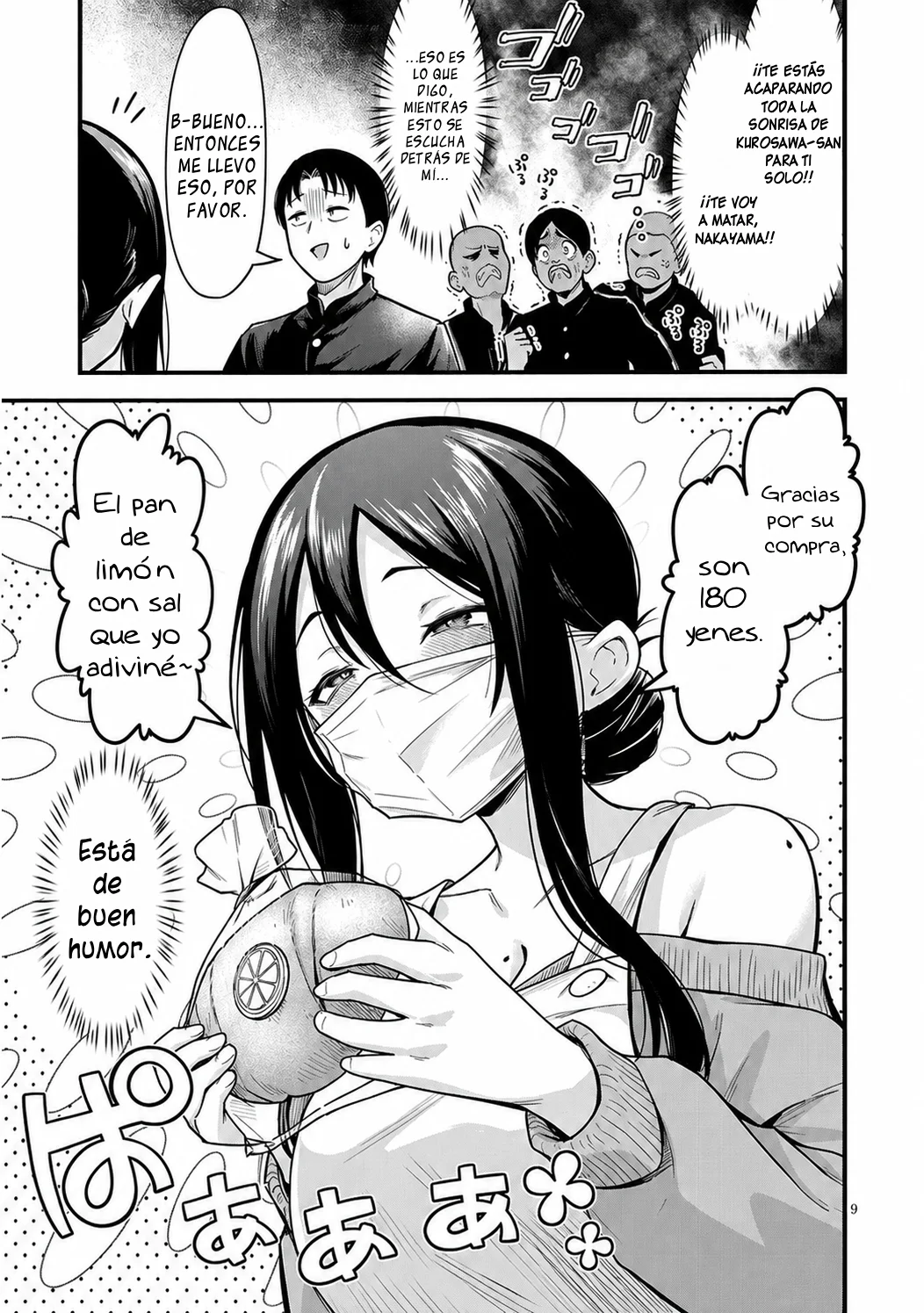 Koubaibu no Kurosawa-san wa Otoko wo Shiranai Capítulo 1 - página 9