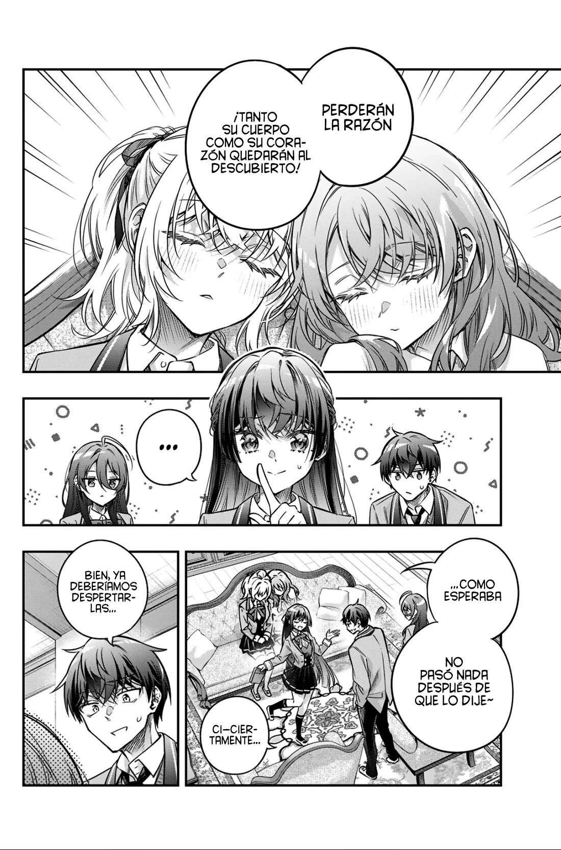 Alya-san, quien se sienta a mi lado, a veces susurra cosas dulces en ruso. Capítulo 77 - página 12