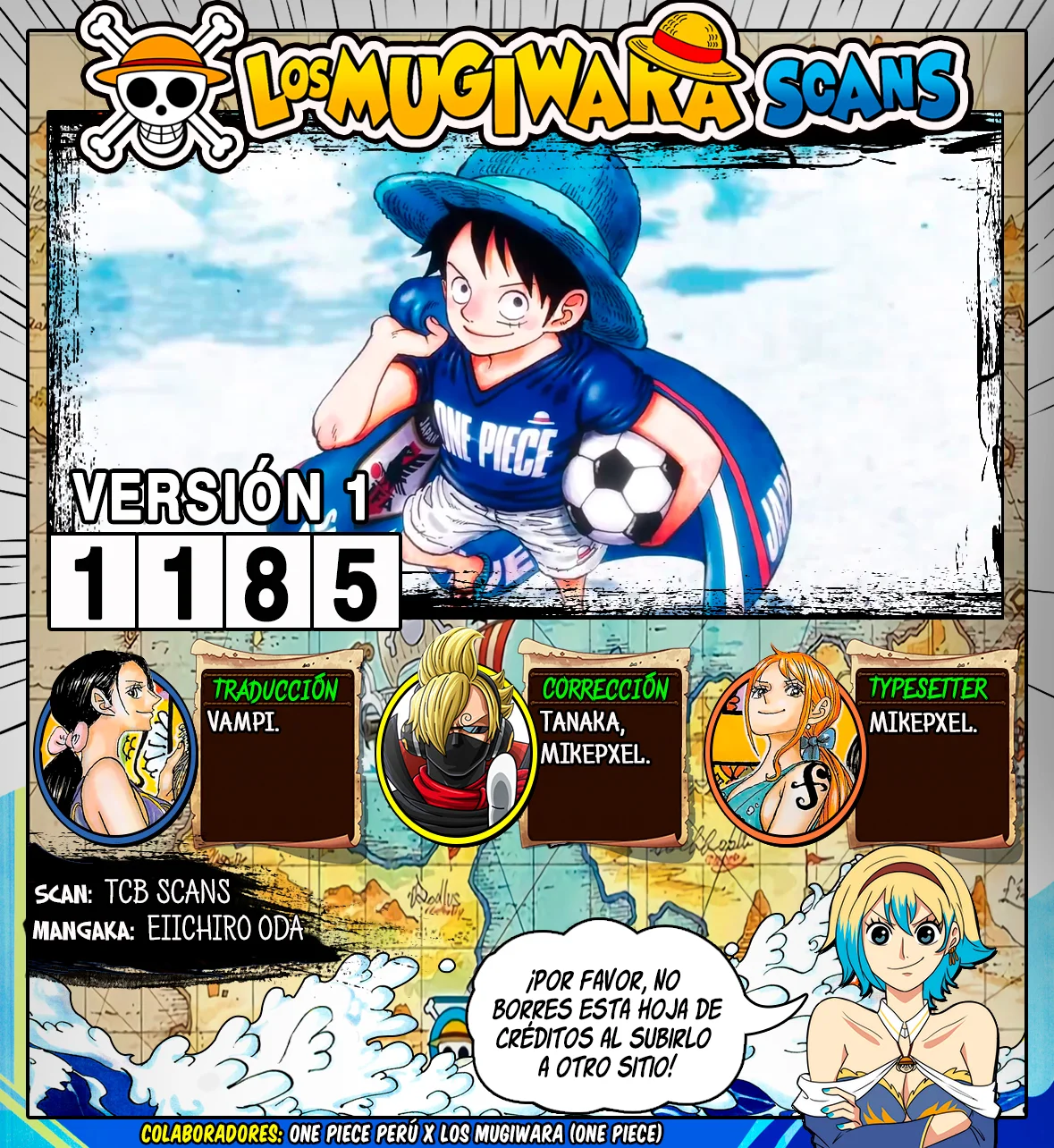 One Piece Capítulo 1185 - página 1