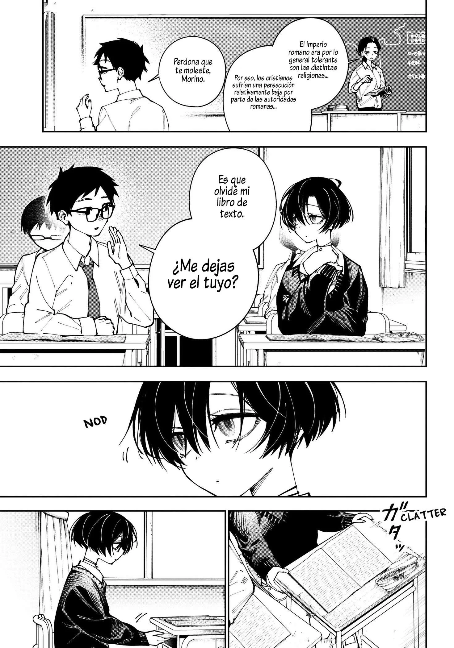 Morino-san No Me Deja En Paz Capítulo 1 - página 5