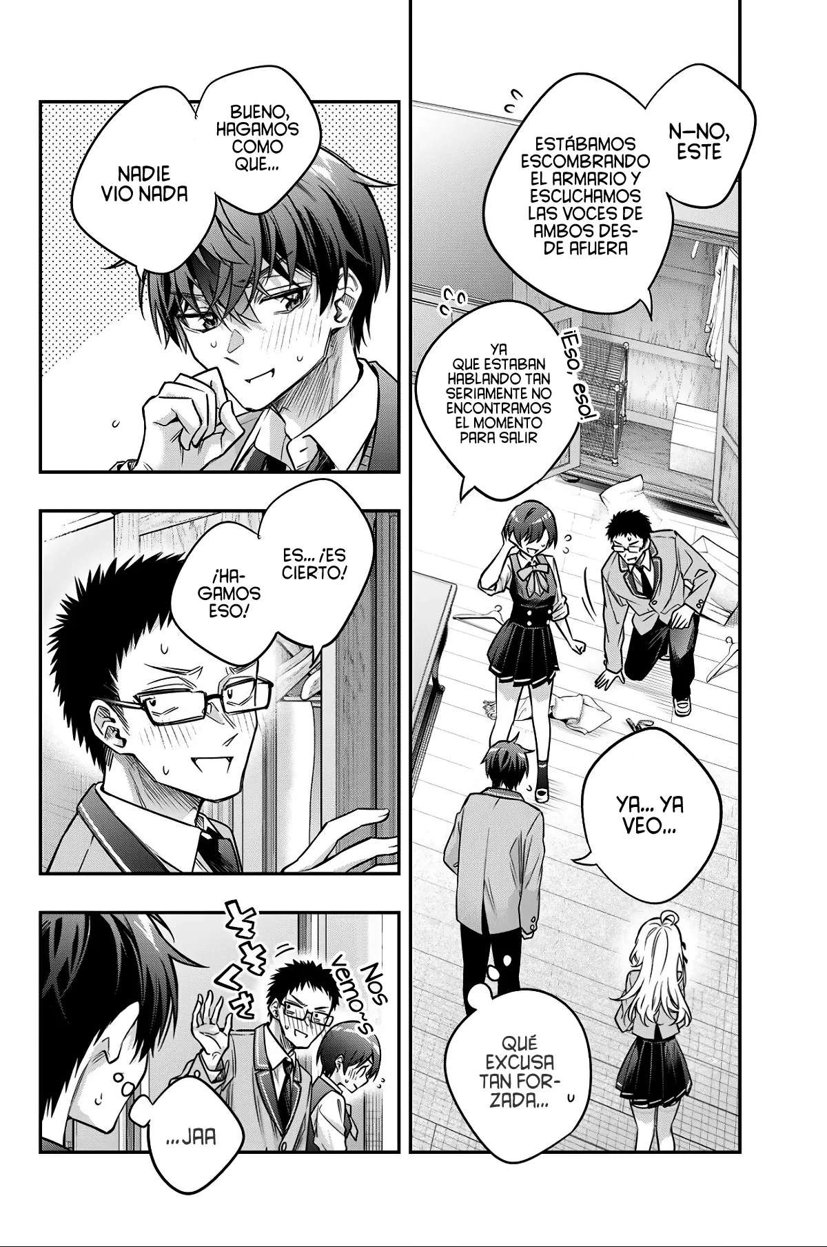 Alya-san, quien se sienta a mi lado, a veces susurra cosas dulces en ruso. Capítulo 72 - página 9