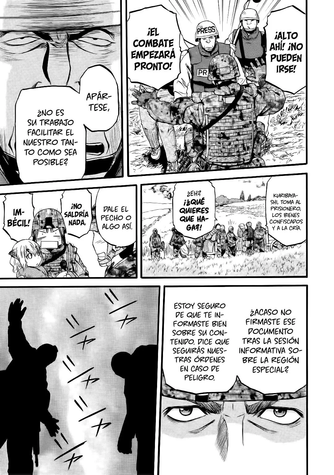 Gate: ¡Así lucharon allí las Fuerzas de Autodefensa de Japón! Capítulo 87 - página 22