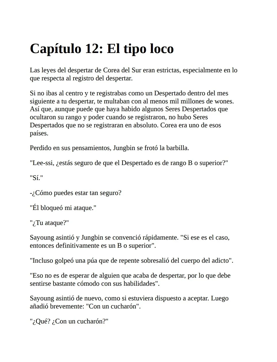 El cazador quiere vivir tranquilamente Capítulo 12 - página 2