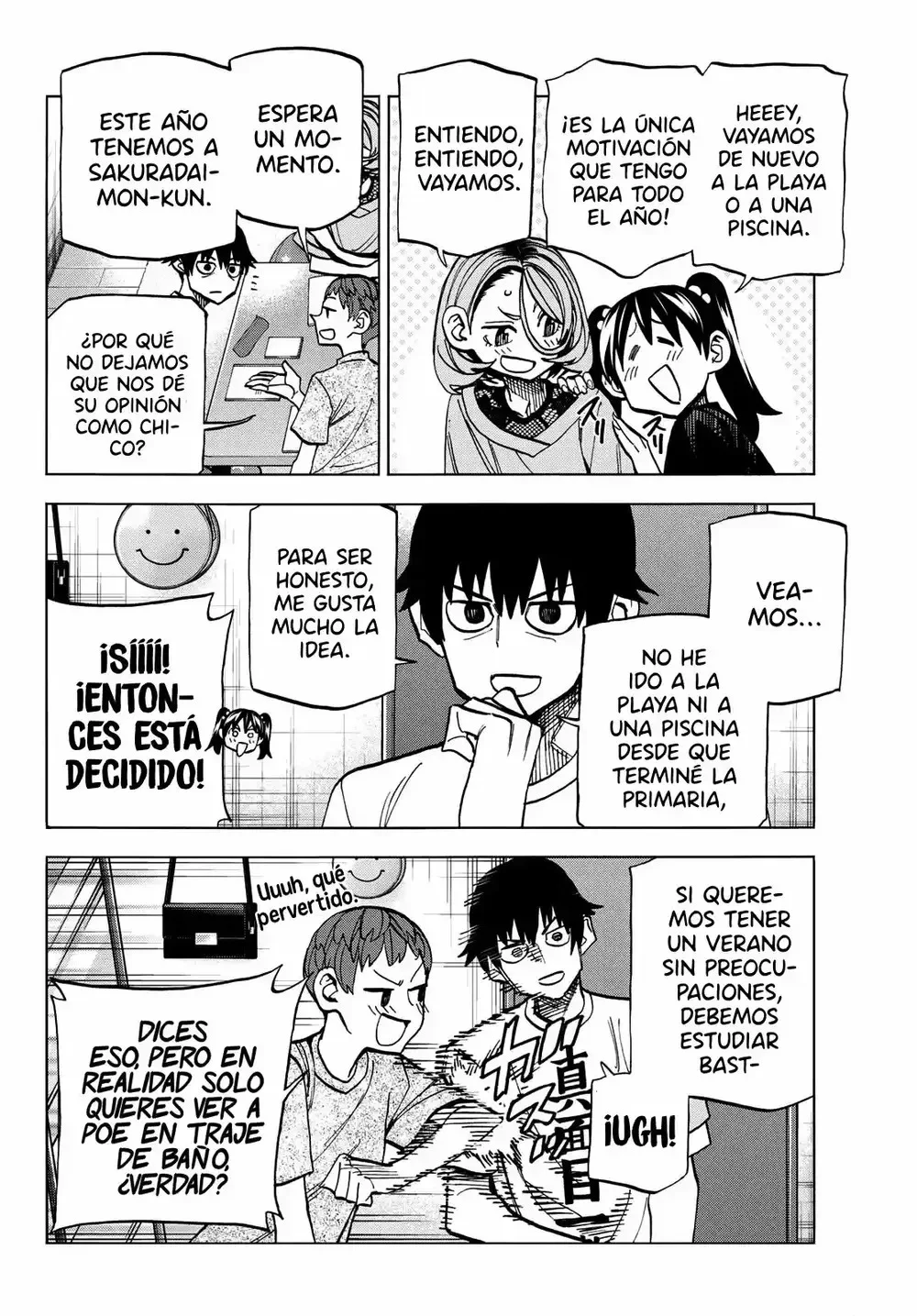 Ponkotsu Fuukiiin to Skaato take ga Futekisetsu na JK no Hanashi Capítulo 16 - página 8