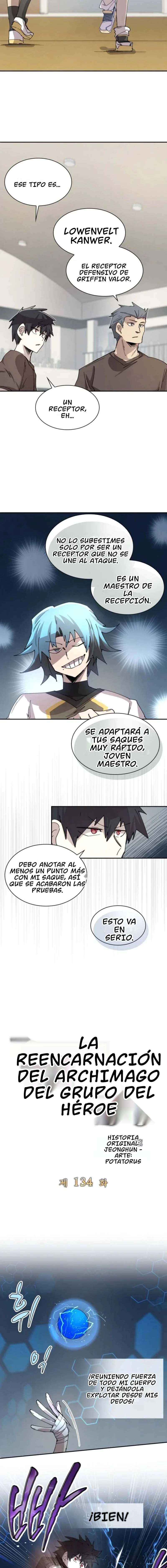 El renacimiento del archimago del grupo del heroe Capítulo 134 - página 4