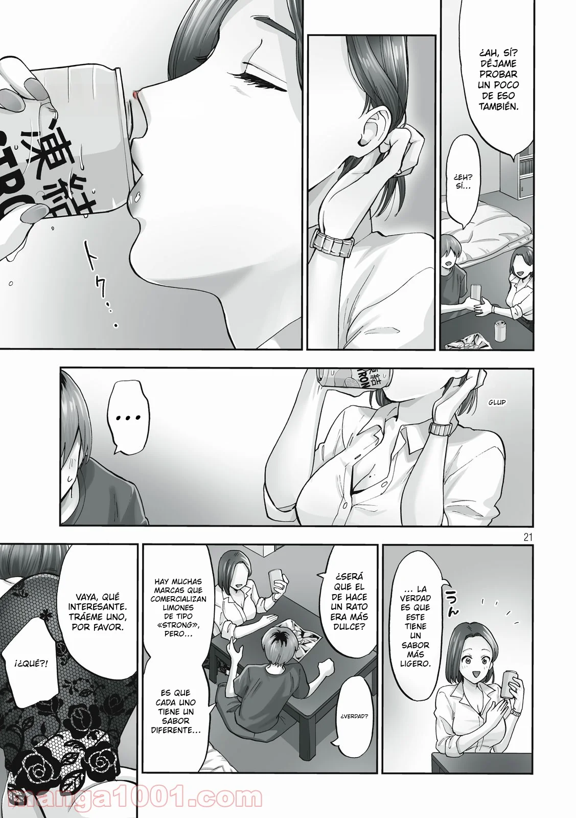 Hitodzuma no Kuchibiru ha Kan Chuuhai no Aji ga Shite Capítulo 1 - página 21