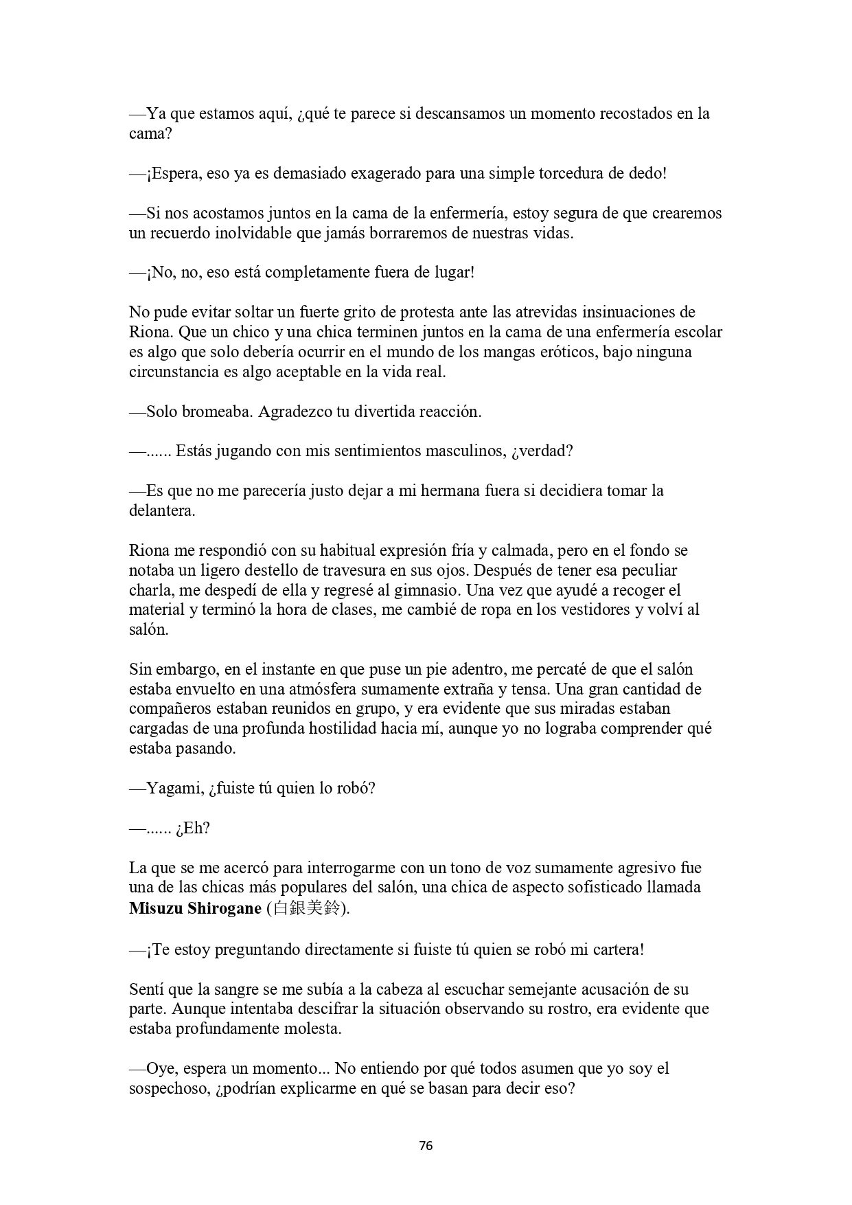La historia de cómo yo, un tipo común y corriente sin cualidades redentoras, arriesgué mi vida para salvar a dos hermosas hermanas gemelas, y como resultado terminé haciendo que ellas, que en realidad eran yandere, se enamoraran perdidamente de mí Capítulo 3 - página 21