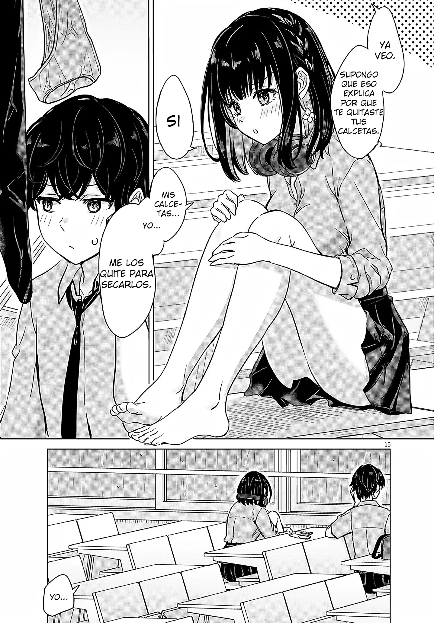Amamori Junna wa Shitsudo ga Takai Capítulo 2 - página 16