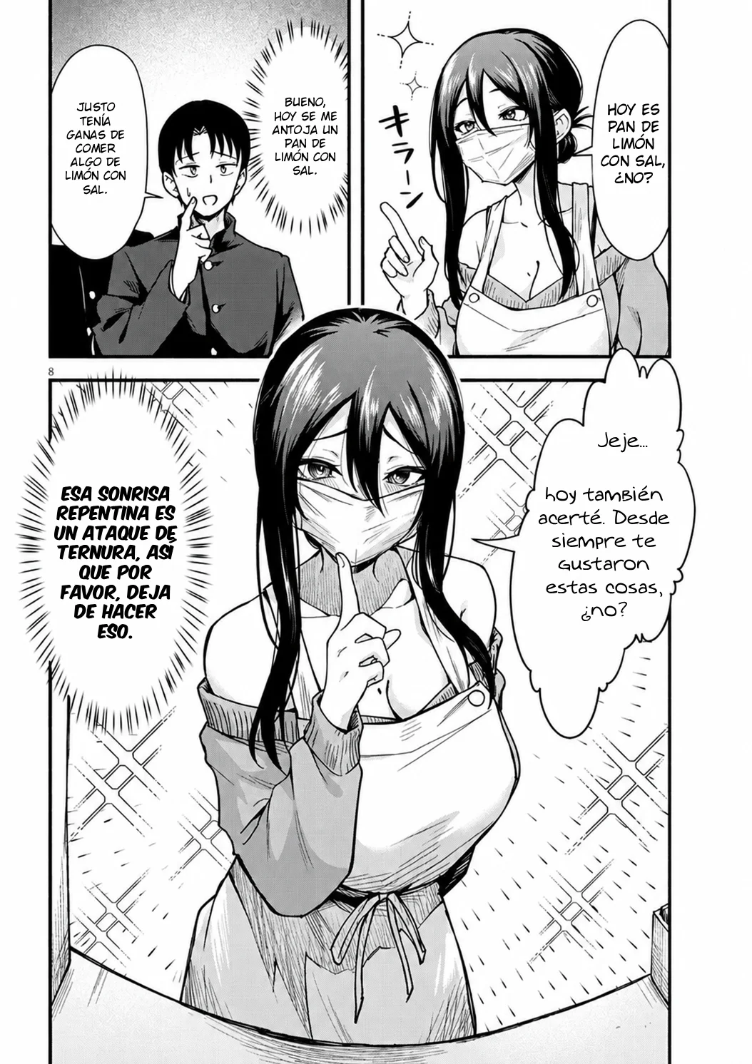 Koubaibu no Kurosawa-san wa Otoko wo Shiranai Capítulo 1 - página 8