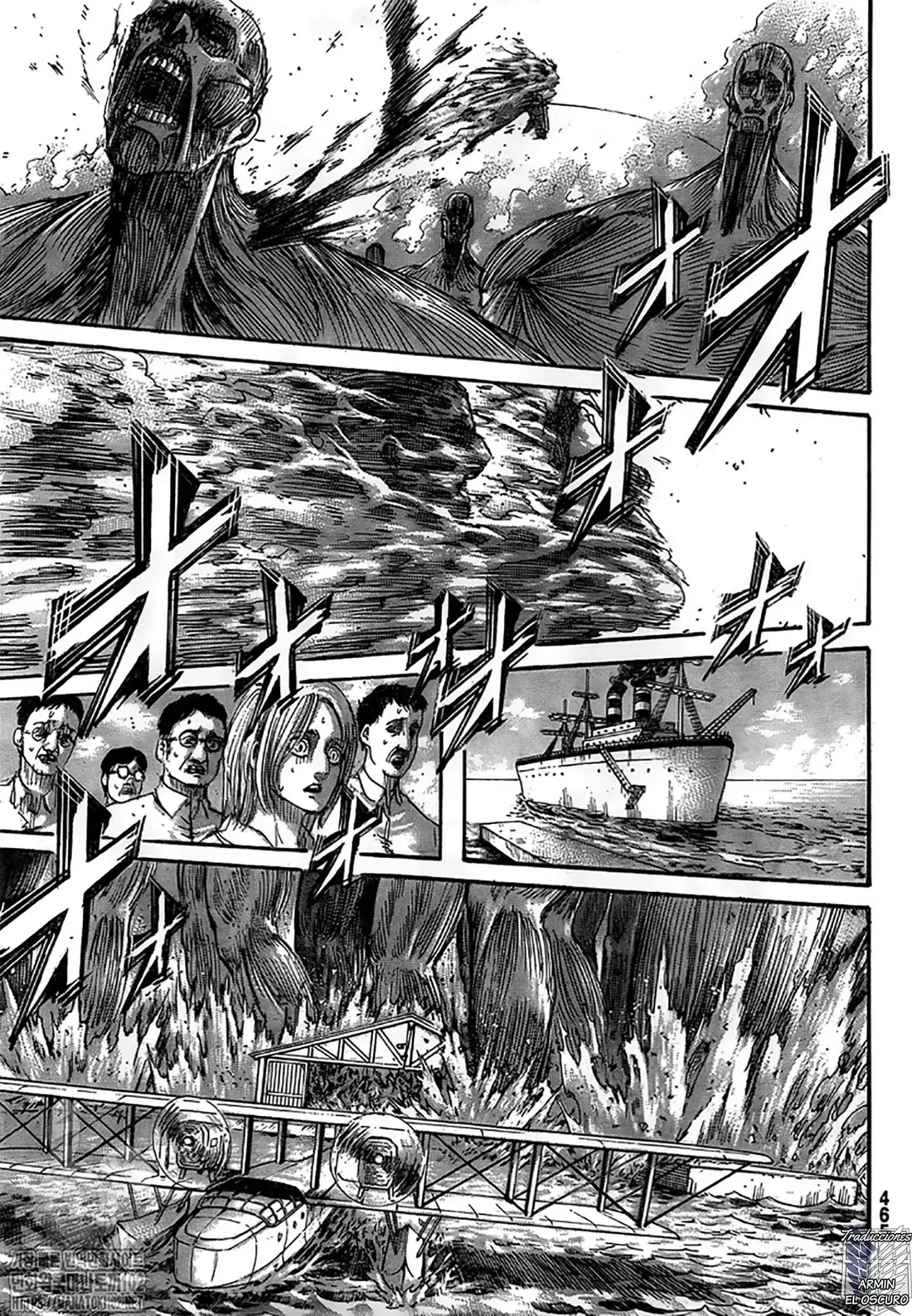 Shingeki no Kyojin Capítulo 132 - página 41