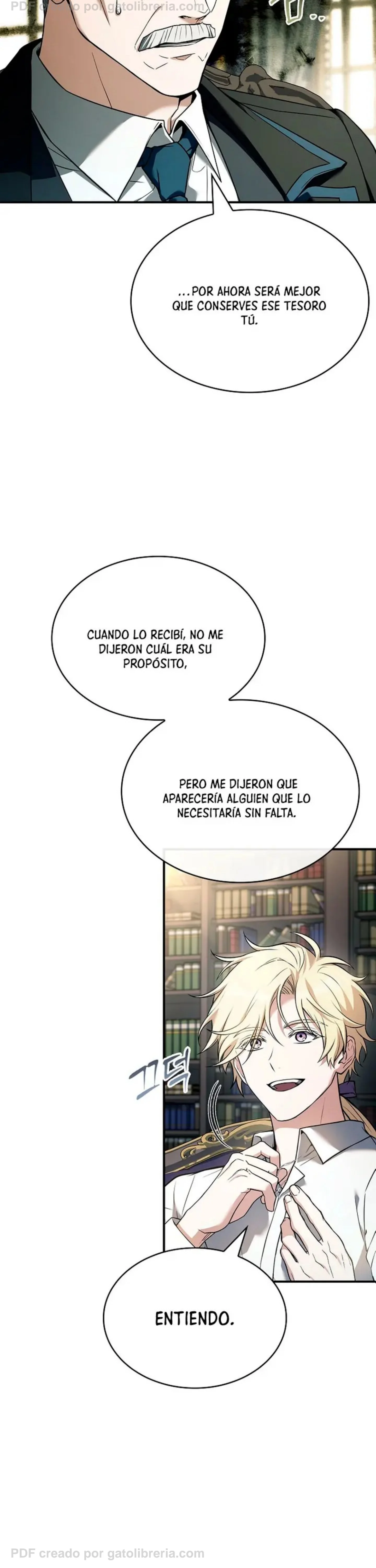No me interesa ser el sucesor; mejor me dedicaré a sanar. Capítulo 27 - página 43