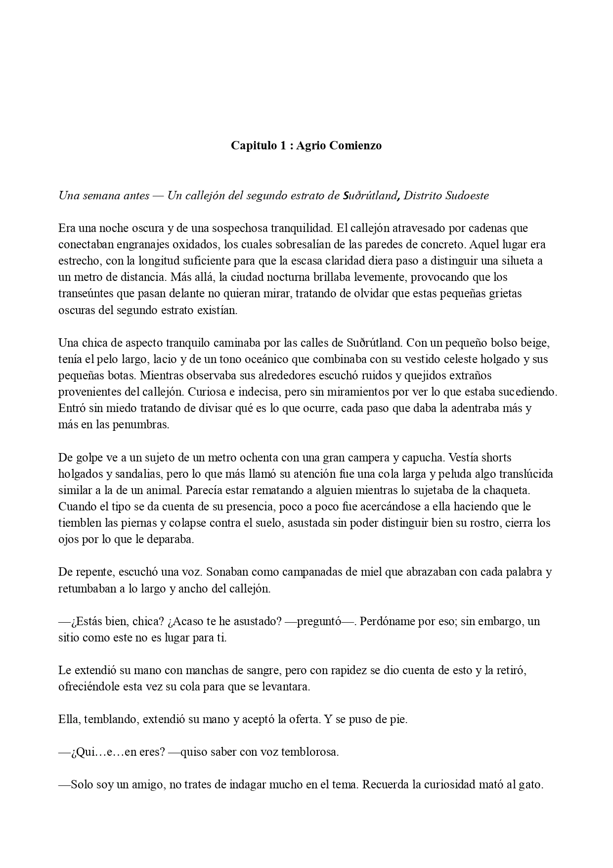 Crónicas De Parias Y Reyes Capítulo 1 - página 1