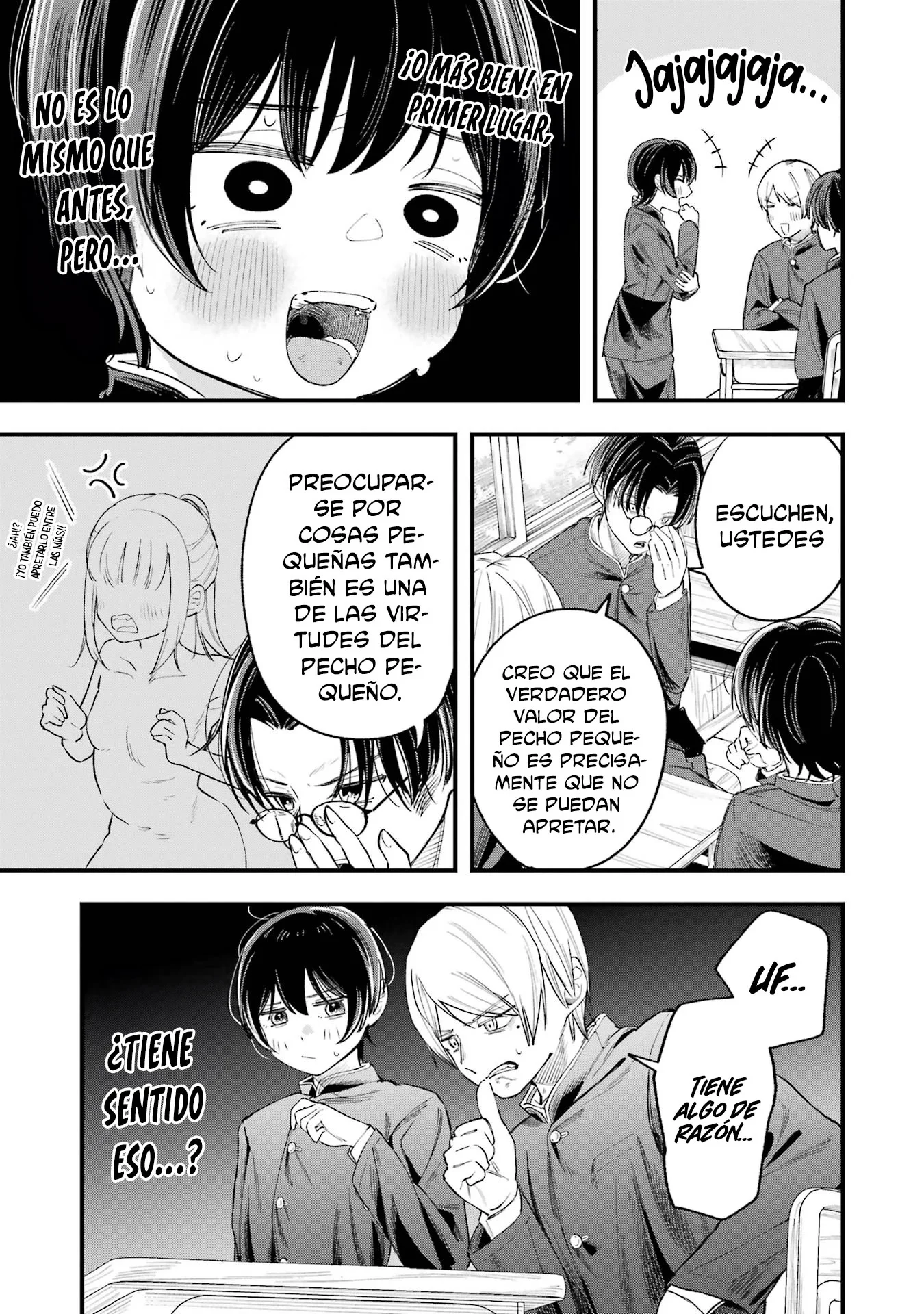 La historia de una chica tomboy que habla obscenamente en una escuela de varones Capítulo 2 - página 14