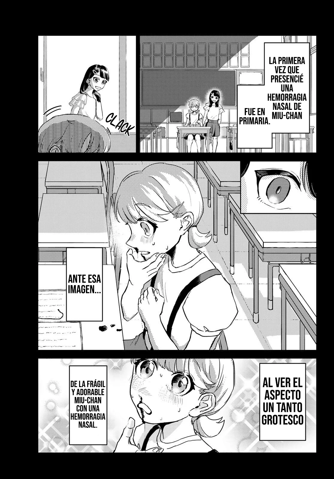 La hemorragia nasal de Miu-chan Capítulo 1 - página 3
