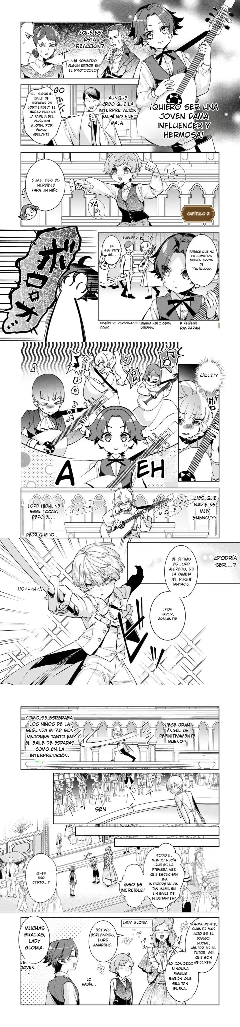 Bikei Inflation Sekai de Bakemono Reijou to Koi ga Shitai! Capítulo 2 - página 2