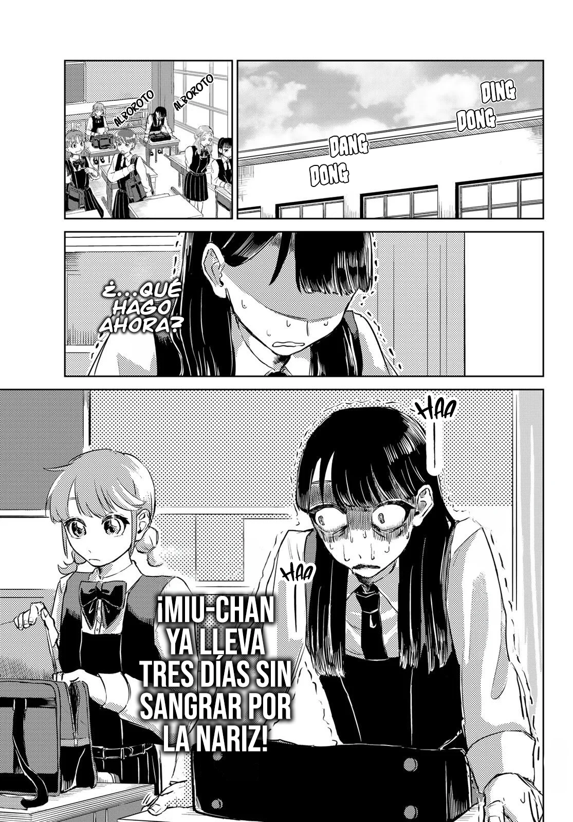 La hemorragia nasal de Miu-chan Capítulo 1 - página 7
