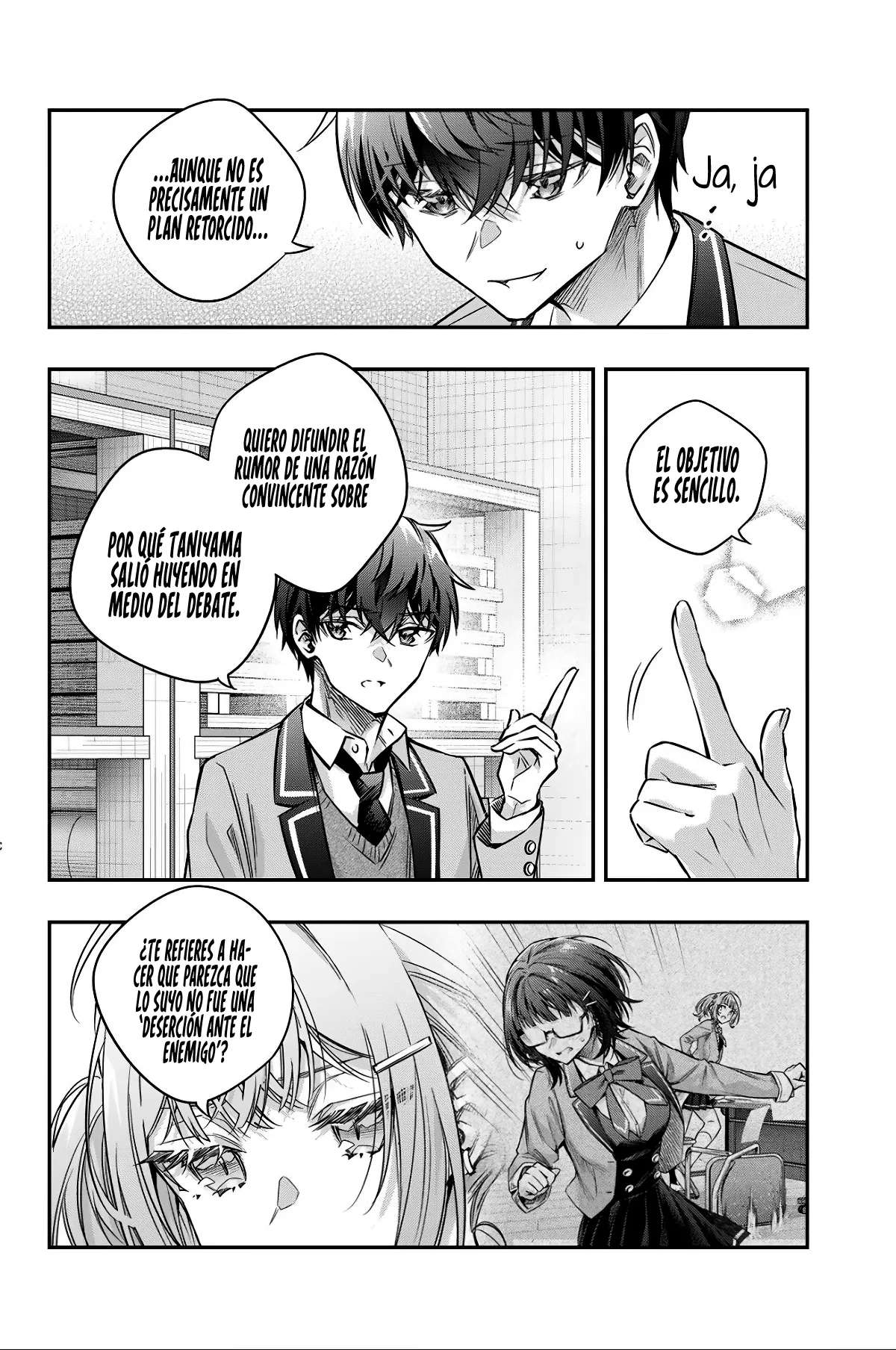Alya-san, quien se sienta a mi lado, a veces susurra cosas dulces en ruso. Capítulo 73 - página 16