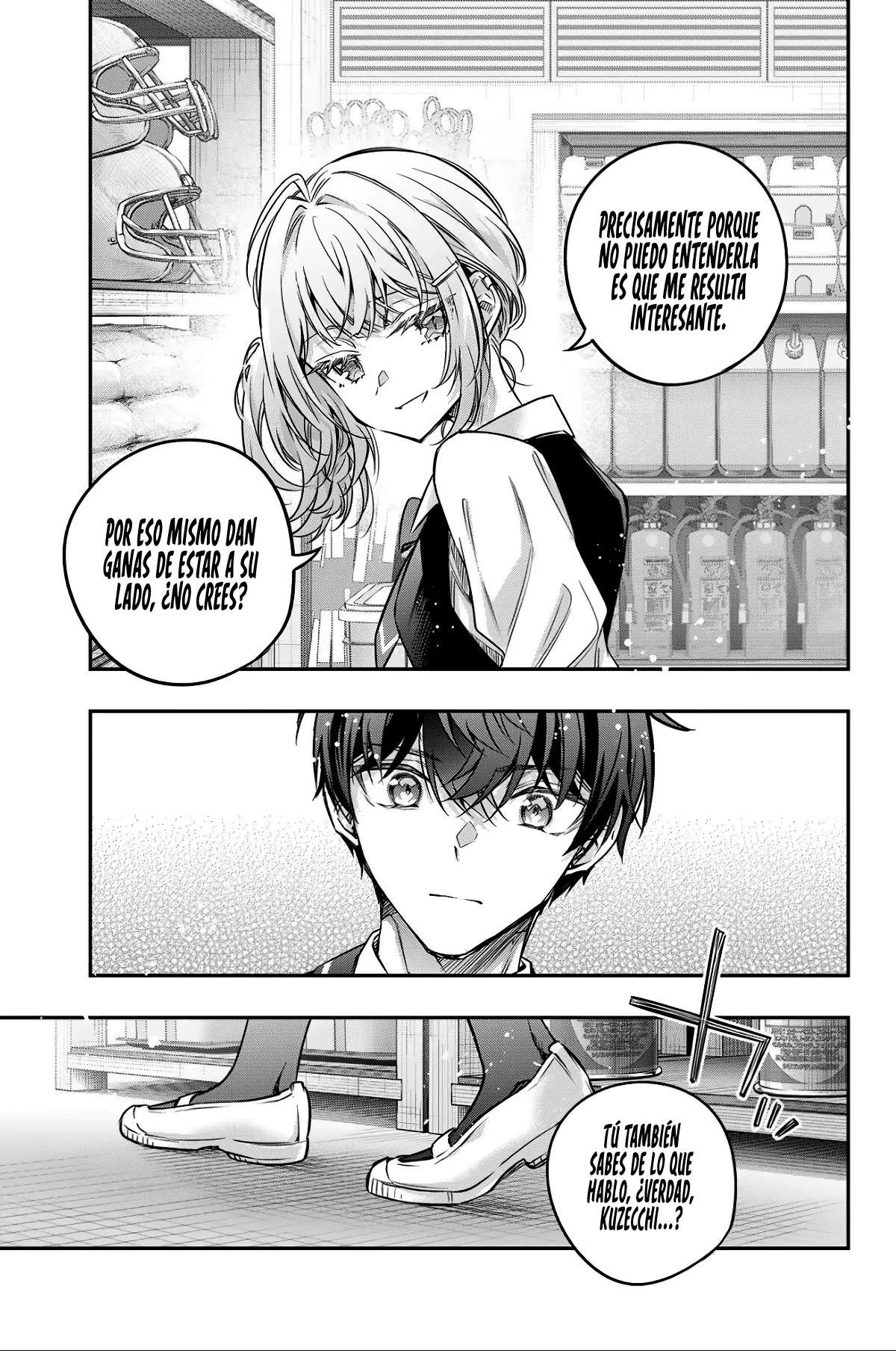 Alya-san, quien se sienta a mi lado, a veces susurra cosas dulces en ruso. Capítulo 73 - página 13