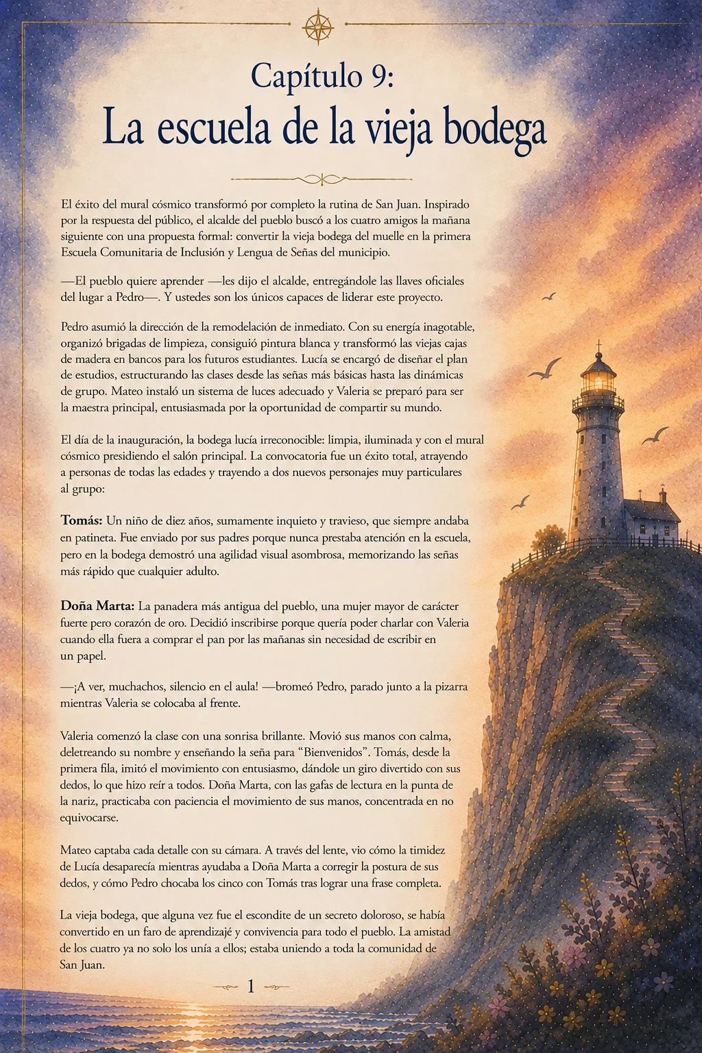 El faro de las palabras perdidas. Capítulo 9 - página 1