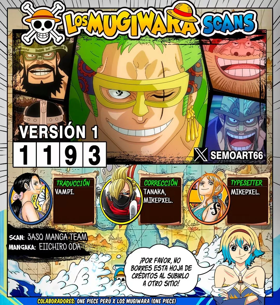 One Piece Capítulo 1193 - página 1