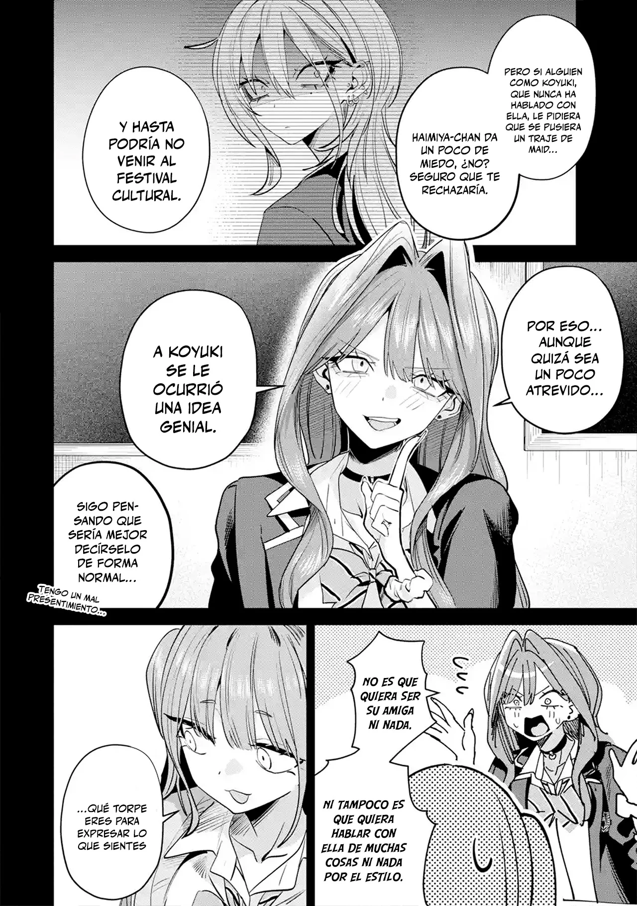 Haimiya-senpai wa Kowakute Kawaii Capítulo 33 - página 4