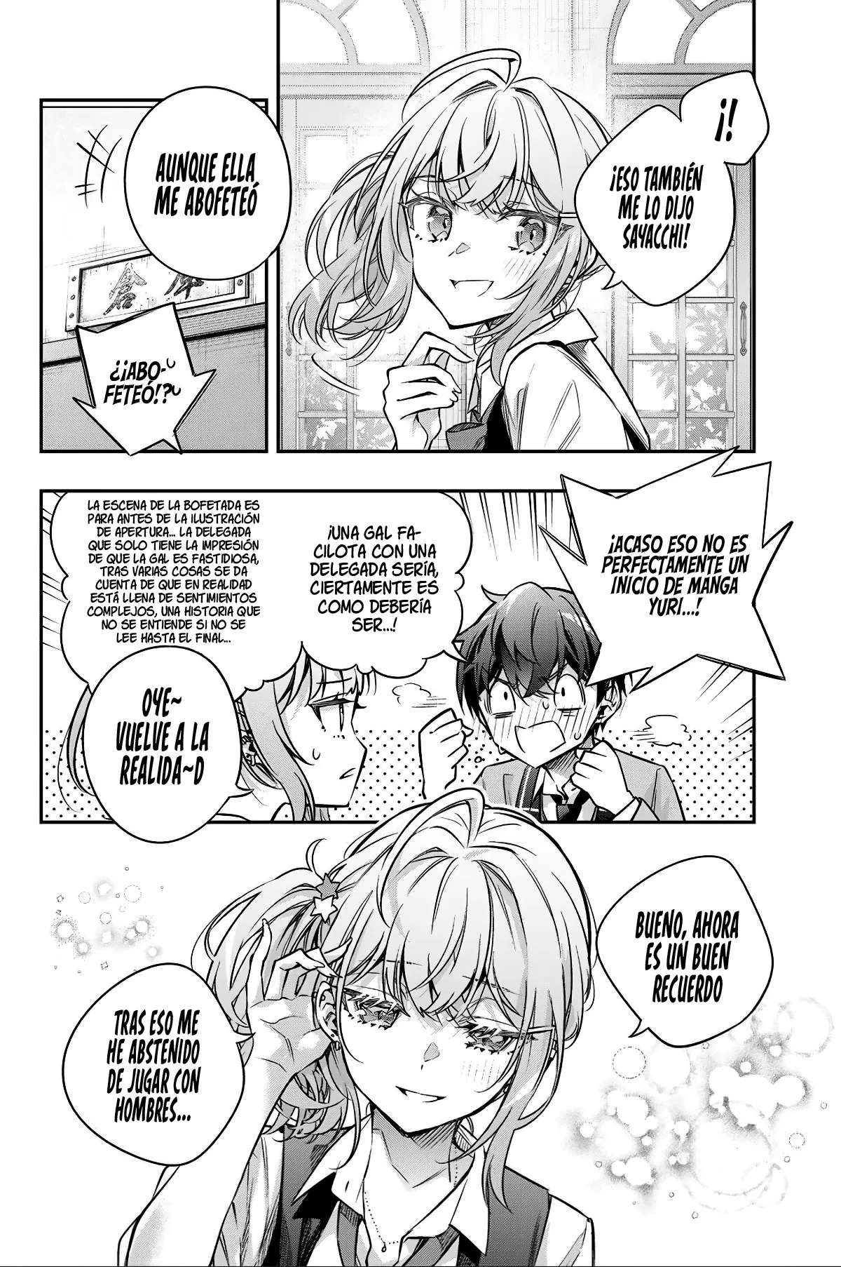 Alya-san, quien se sienta a mi lado, a veces susurra cosas dulces en ruso. Capítulo 74 - página 8