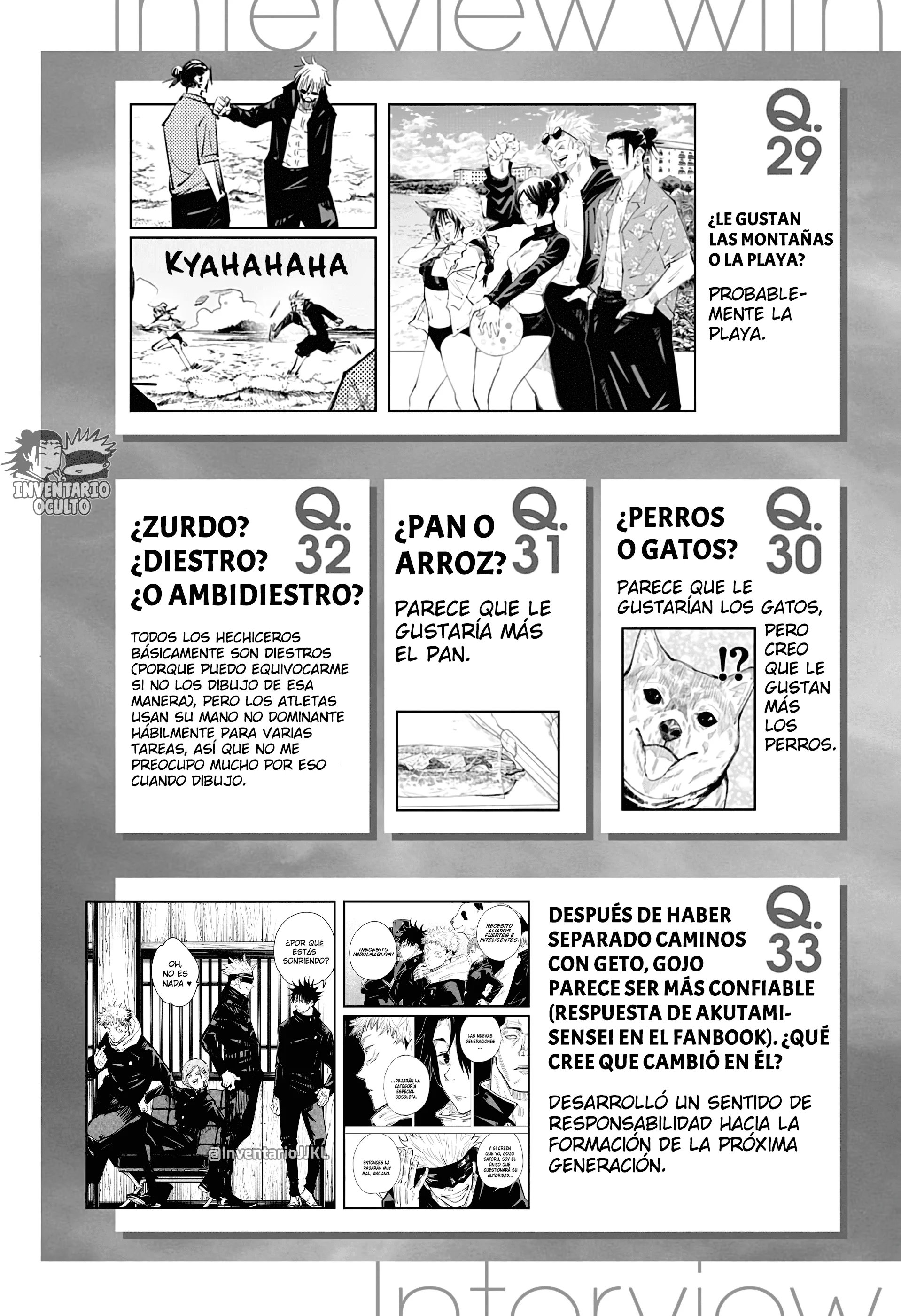 SATORU GOJO - Official Booklet Capítulo 1 - página 14