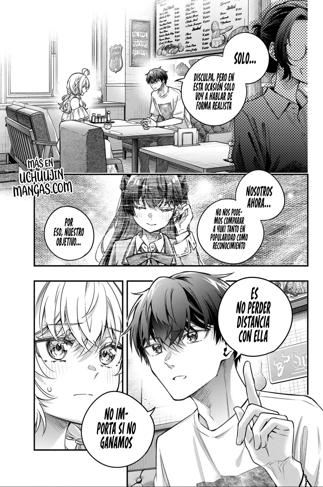 Alya-san, quien se sienta a mi lado, a veces susurra cosas dulces en ruso. Capítulo 88 - página 7