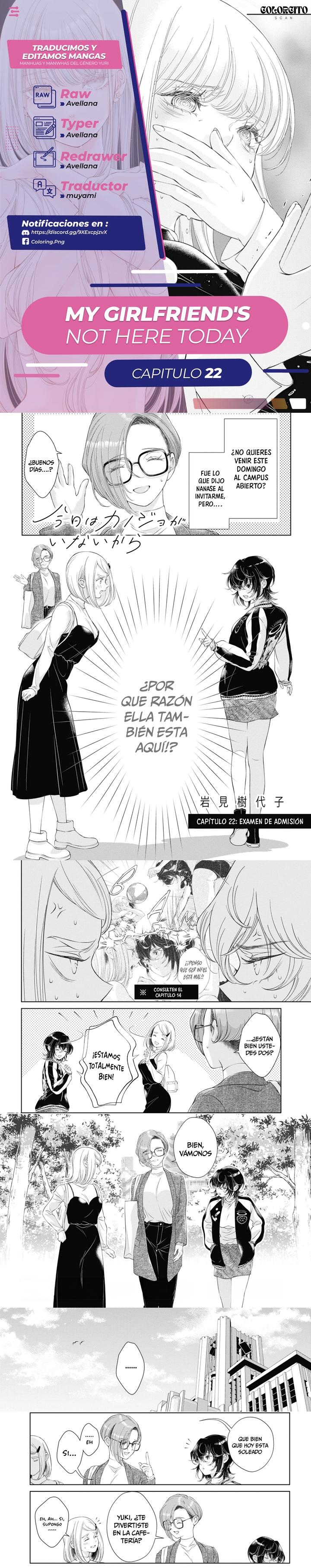 Kyou wa Kanojo ga Inai Kara Capítulo 22 - página 1