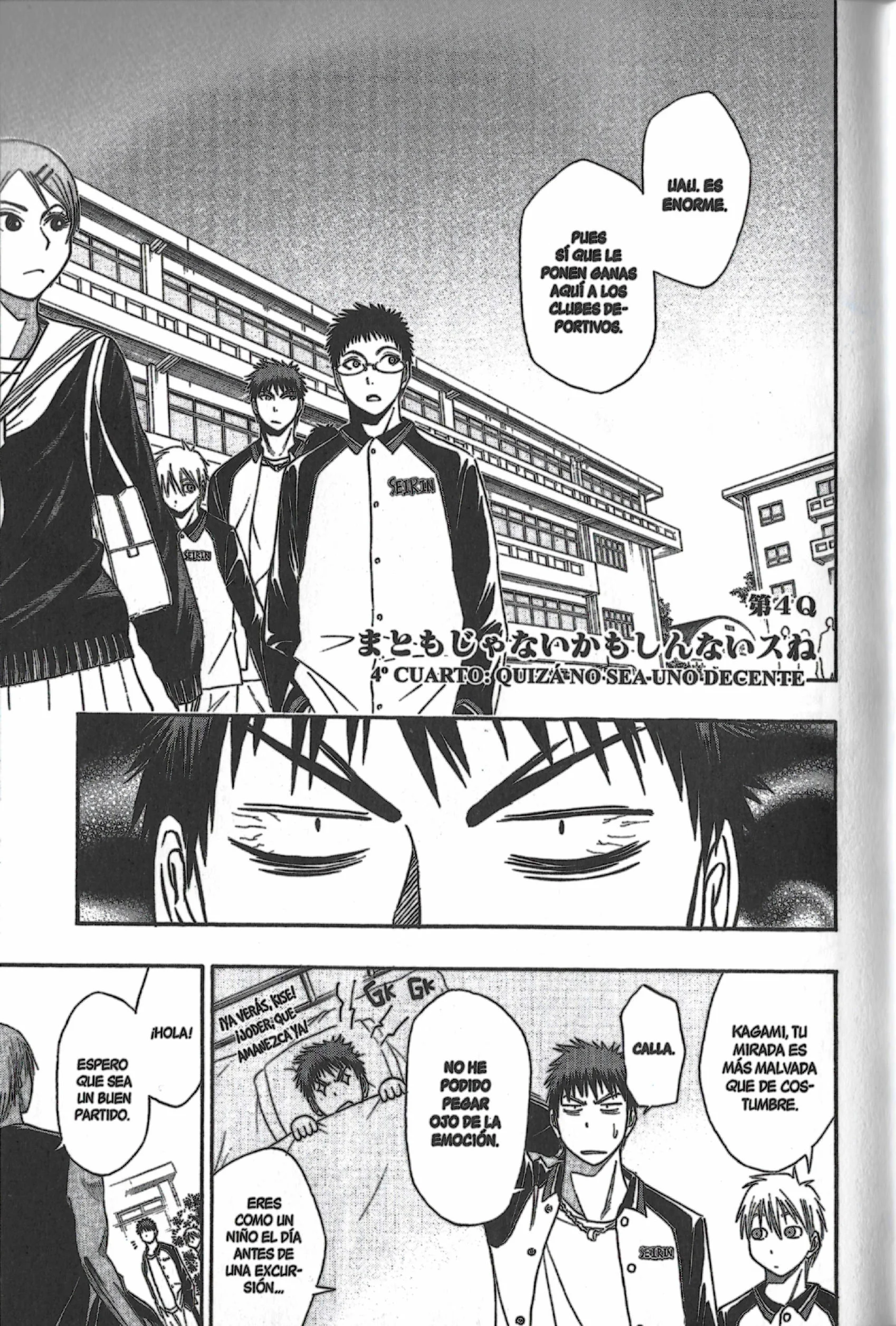 Kuroko no basket Capítulo 4 - página 1