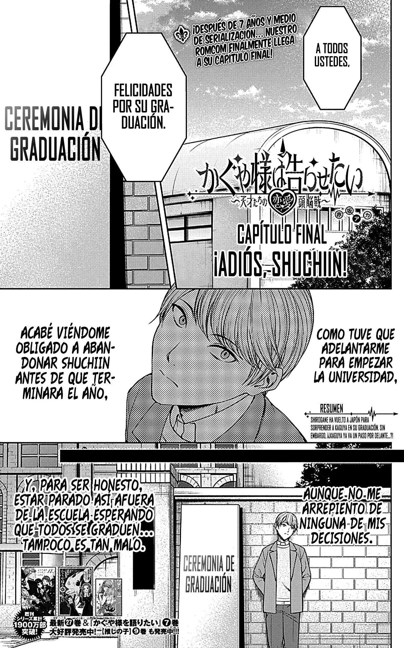 Kaguya-sama: Love Is War Capítulo 281 - página 3