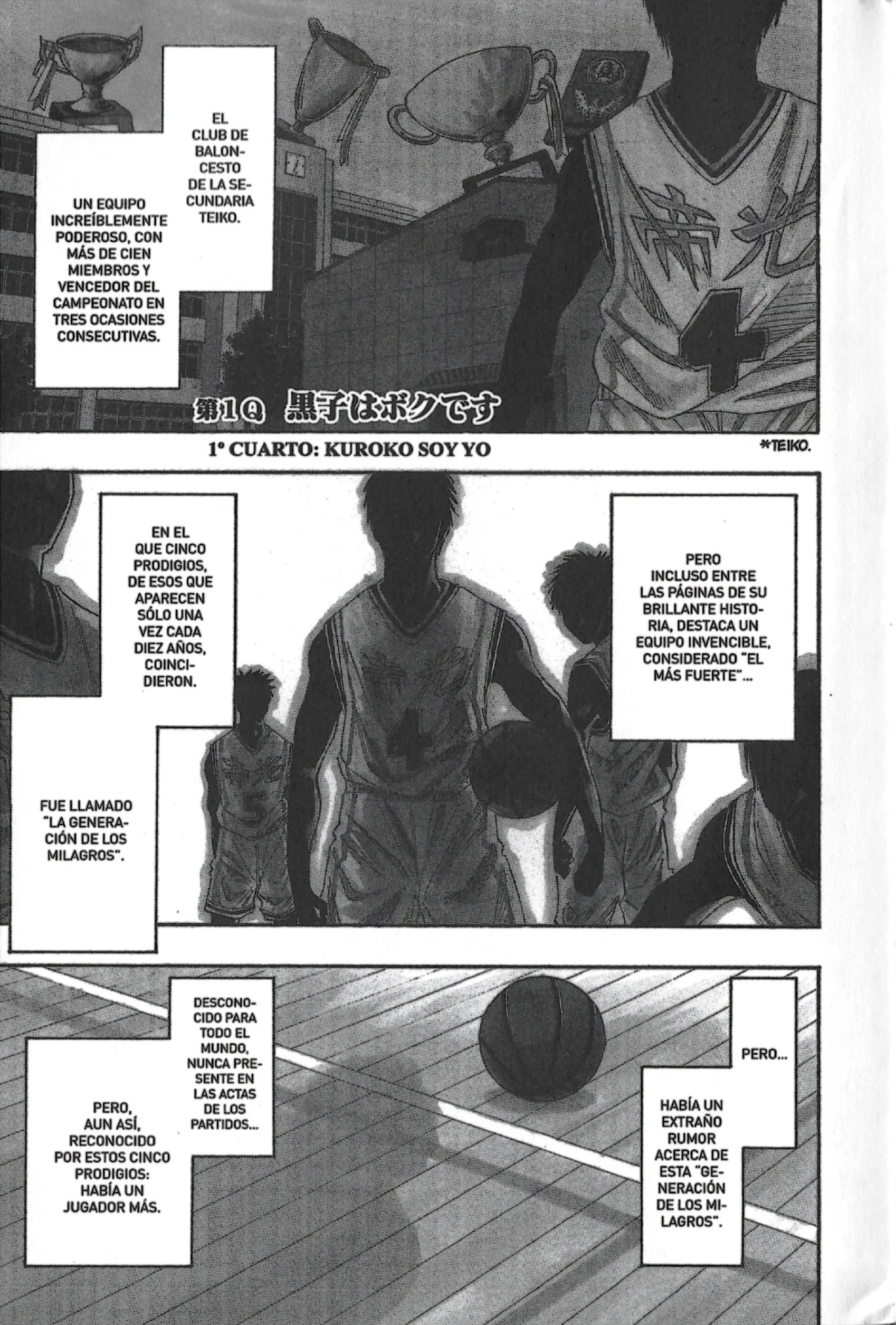 Kuroko no basket Capítulo 1 - página 4