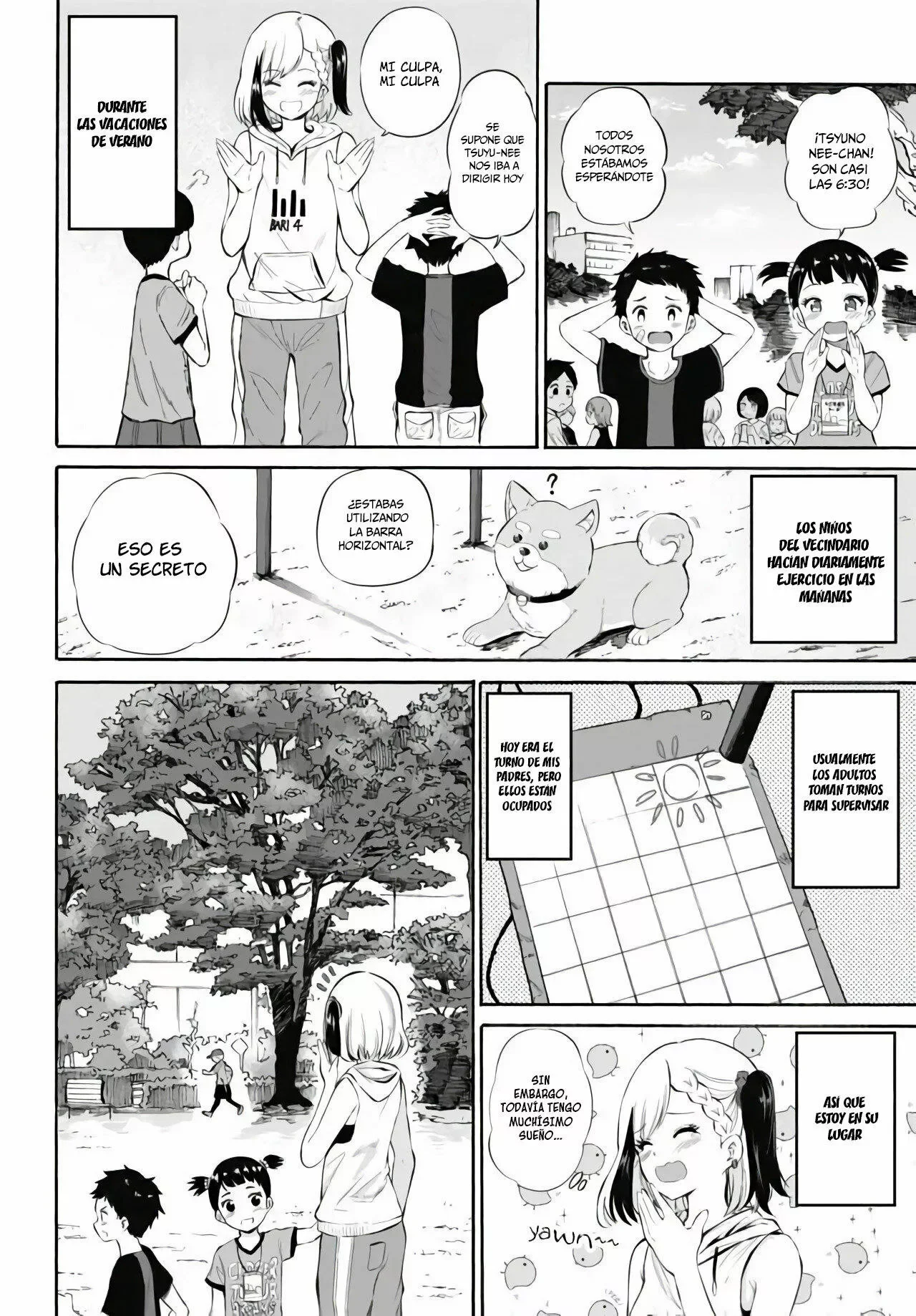 A Tsuyuno-chan le gusta enseñarlo Capítulo 4 - página 3