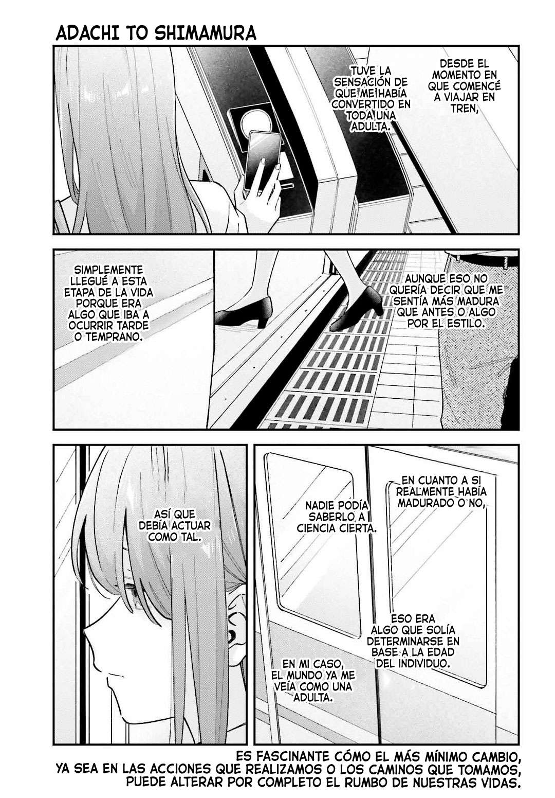 Adachi To Shimamura Capítulo 46 - página 1