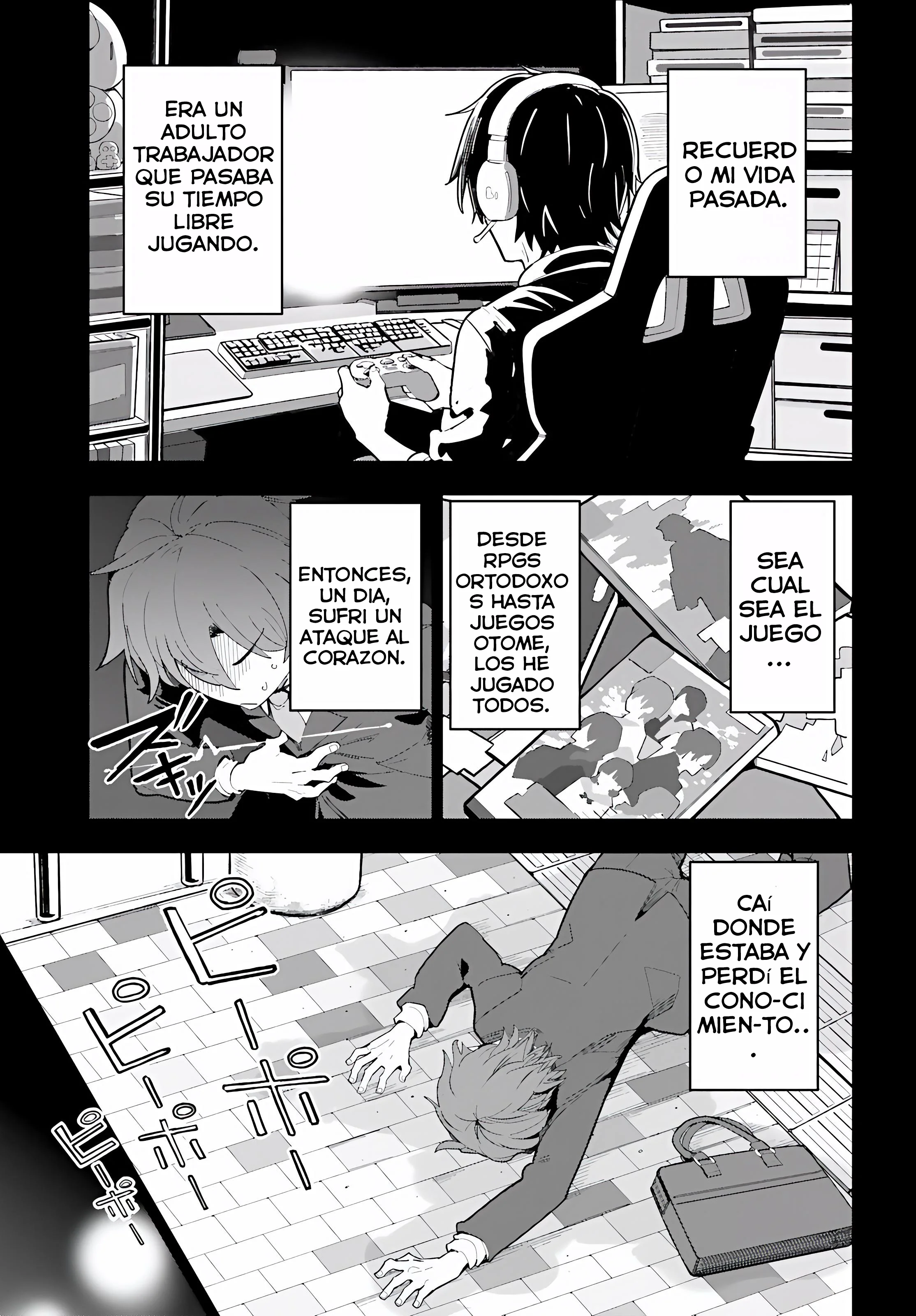 Mob Shisai dakedo, Kono Sekai ga Otome Game dato Kizuita node Heroine o Ikusei Shimasu Capítulo 1 - página 4
