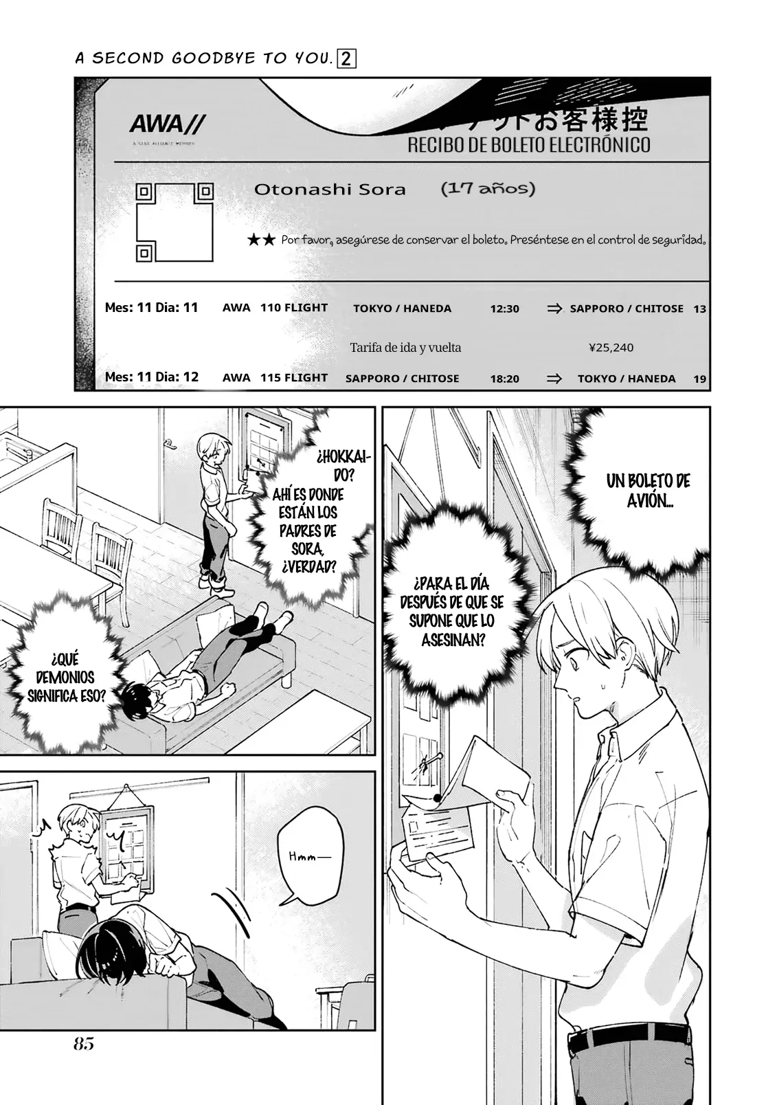 Kimi ni nidome no sayonara wo Capítulo 6 - página 37